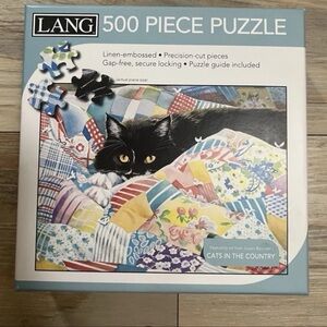 “Grandma's Quilt 5039160” NEW 500 Piece Jigsaw Puzzle 24 X 18 By LANG 2021